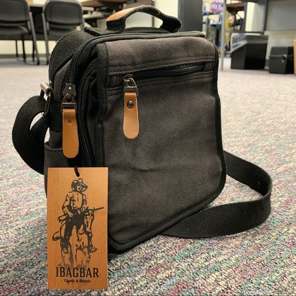 Ibagbar Other - IBAGBAR Canvas Shoulder Bag for work/travel